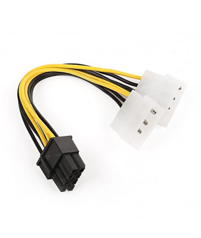 Dark DK-CB-P104 2x Molex 4Pin to 6+2Pin PCI-E Dönüştürücü Kablo