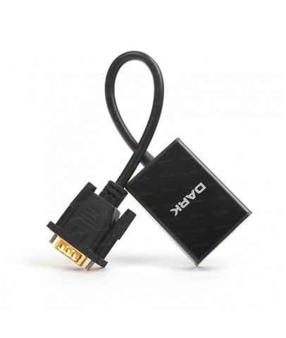 Dark DK HD AVGAXHDMI2 VGA to HDMI Dönüştürücü Siyah