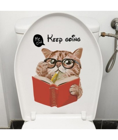 Decohandy Klozet Etiketi Keep Going Kedi