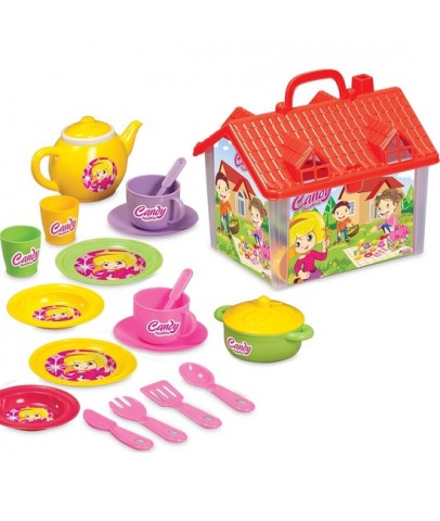 Dede Oyuncak Candy Ev Çay Set 03021