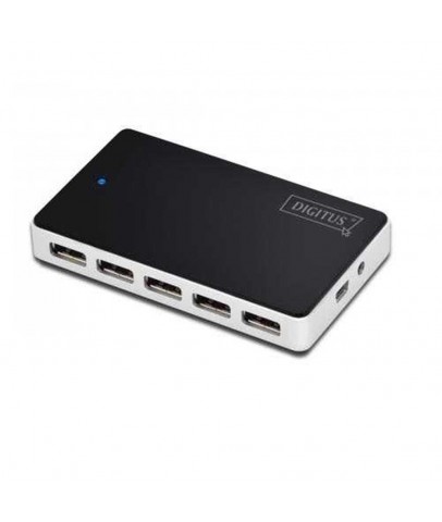 Digitus DA-70229 10 PORT 2.0 SİYAH USB ÇOKLAYICI