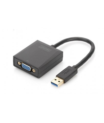 Digitus DA-70840 USB 3.0  -  VGA Grafik AdaptörüGiriş: 1 x USB 3.0 USB-A  1 x VGA (HD15)