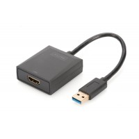 Digitus DA-70841 USB 3.0 HDMI  1xUSB 3.0USB-A erkekÇıkış 1xHDMI A (19-pin)dişi (Full HD,1080p)