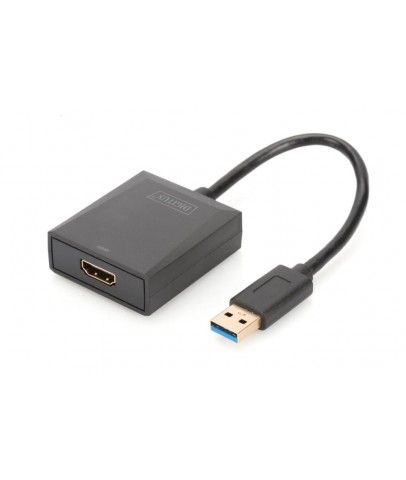 Digitus DA-70841 USB 3.0 HDMI  1xUSB 3.0USB-A erkekÇıkış 1xHDMI A (19-pin)dişi (Full HD,1080p)