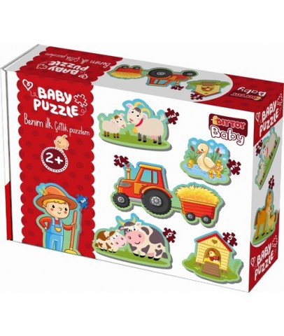 Dıy Toy Baby Puzzle Çiftlik Bpc1734