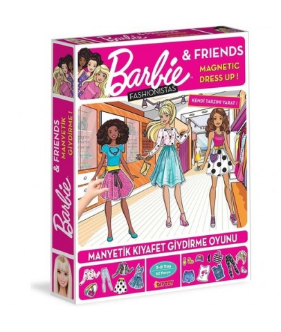 Dıy Toy Manyetik Kıyafet Giydirme - Barbie