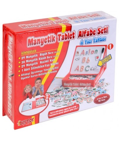 Dıy Toy Manyetik Tablet Alfabe Set