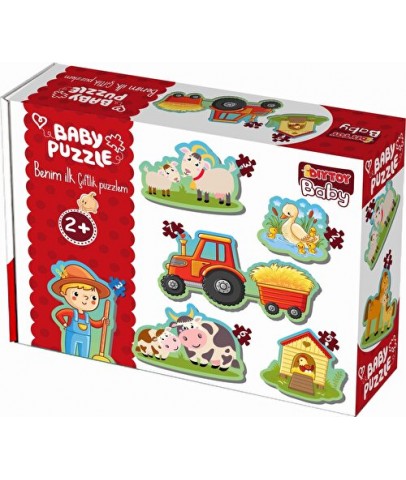 Dıy Toy Baby Puzzle Çiftlik Bpc1734