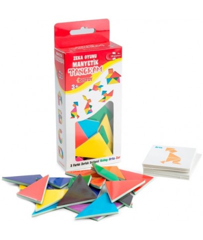 Dıy Toy Manyetik Tangram 3+ 36 Parça -My1321