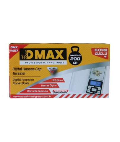 Dmax Dijital Hassas Cep Terazisi 200gr Özs-38