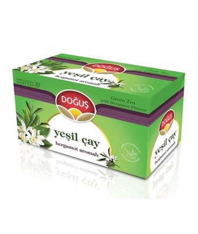 Doğuş Bergamot Yeşil Çay Süzen Poşet 20x1.75 gr