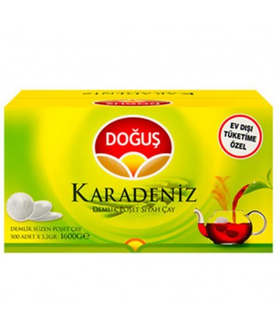 Doğuş Karadeniz Demlik Poşet 500x3.2 gr Bergamot Çay