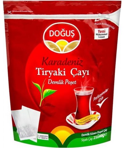 Doğuş Karadeniz Tiryaki Demlik Poşet Çay 25x40 gr