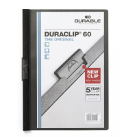 Durable Sıkıştırmalı Dosya DuraClip Ortadan Klipsli 60 Syf A4 Siyah 2209