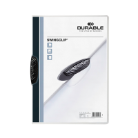 Durable Sıkıştırmalı Dosya SwingClip Ortadan Klipsli 30 Syf A4 Siyah 2260