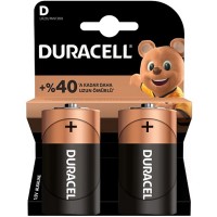 Duracell Alkalin Büyük Boy Pil (D) 2 Lİ D2