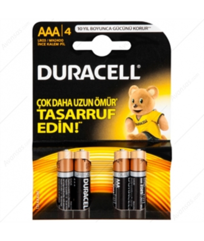 Duracell Basic İnce Pil 4 Lü Aaa - Mn2400