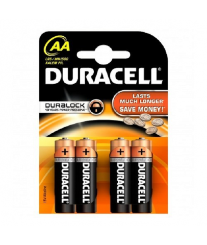 Duracell Basic Kalem Pil 4 Lü AA - Mn1500