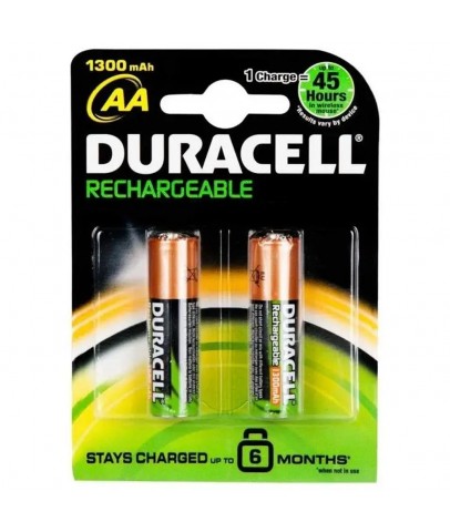 Duracell Şarj Edilebilir Pil 2 Li AA 1300 Mah