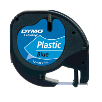 Dymo Letratag Şerit Plastik 12 MMx4 MT Mavi 91205