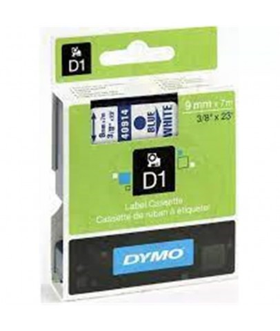 DYMO S0720690 D1 Yedek Şerit 9 mmx7mt Beyaz-Mavi 40914