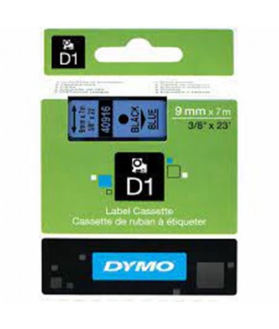 DYMO S0720710 D1 Yedek Şerit 9 mmx7mt Mavi-Siyah 40916