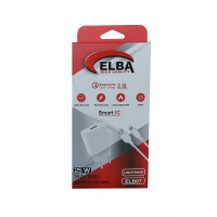 Elba ELB07-USB-25WIOS Beyaz 25W Usb Ev Şarj Kafa+ Usb 1mt Lightning Kablo QC4.0 Hızlı Şarj