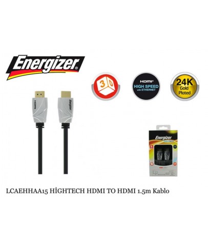 Energizer LCAEHHAA15 HİGHTECH HDMI TO HDMI 1.5mT Kablo