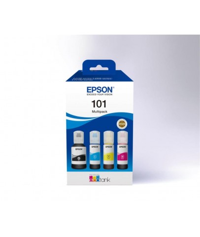 Epson 101 Cyan-Magenta-Yellow-Black Mavi-Kırmızı-Sarı-Siyah T03V6 4lü Multipack Kartuş