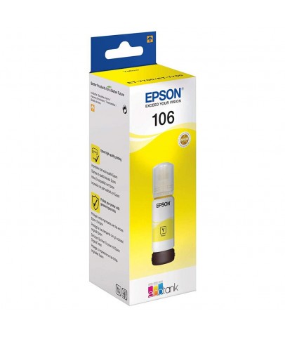 Epson 106 Yellow Sarı Şişe Mürekkep T00R440 L7160-7180