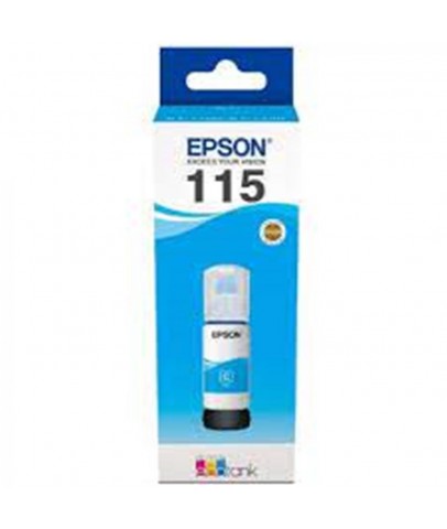 Epson 115 Cyan Mavi Şişe Mürekkep T07D24A L8160-L8180