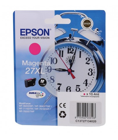 Epson 27XL Magenta Kırmızı Mürekkep Kartuş T27134012