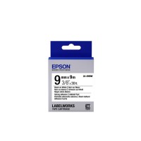 Epson LK-3WBW Strong Beyaz  Üzeri Siyah 9MM 9Metre