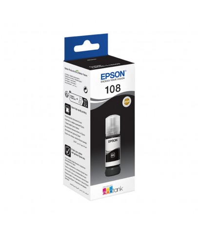 Epson T09C1 108 Black Siyah Şişe Mürekkep T09C14A L18050-L8050