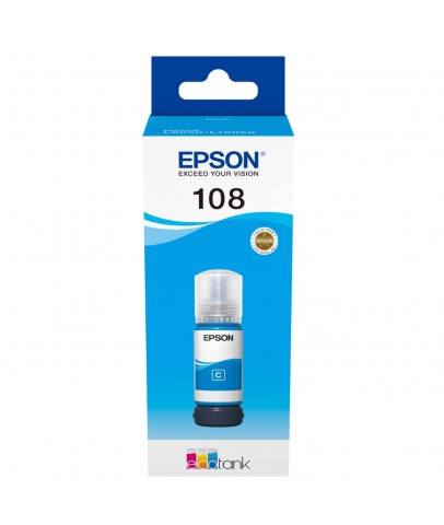 Epson T09C2 108 Cyan Mavi Şişe Mürekkep T09C24A L18050-L8050