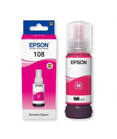 Epson T09C3 108 Magenta Kırmızı Şişe Mürekkep T09C34A L18050-L8050