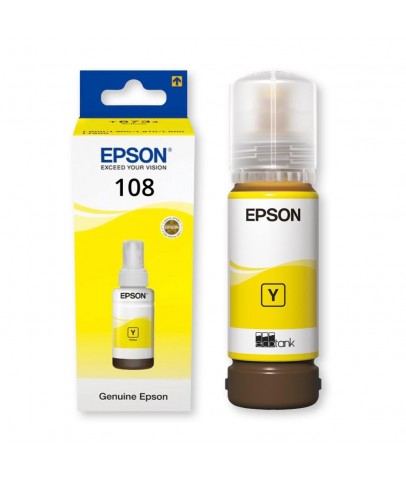 Epson T09C44 108 Yellow Sarı Şişe Mürekkep T09C44A L18050-L8050