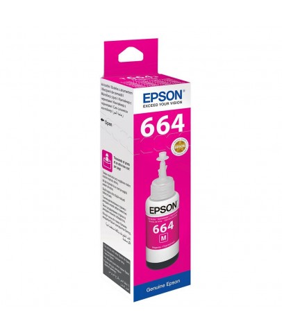 Epson T6643 Magenta Kırmızı Şişe Mürekkep T66434A