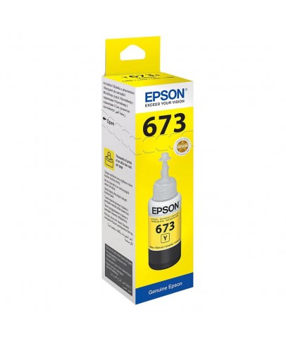 Epson T6734 Yellow Sarı Şişe Mürekkep T67344A