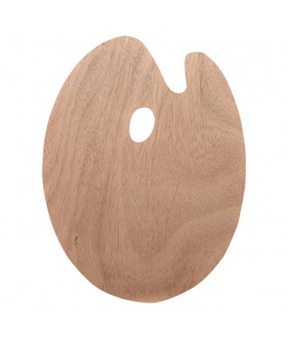 Mdf Oval Palet 29x40cm