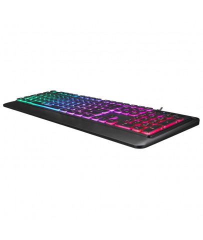 Everest KB-2025 Siyah USB Rainbow Backlight Membrane Gaming Oyuncu Klavye