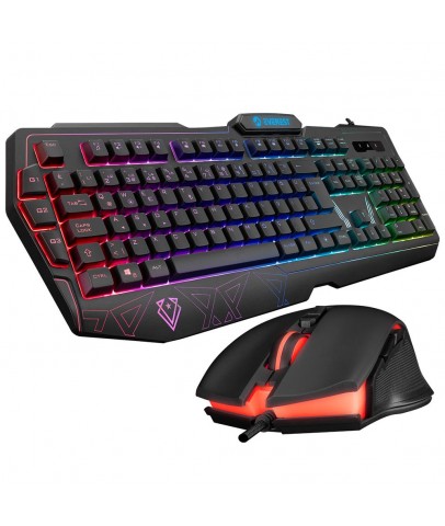 Everest KM-6168 FORMULA COMBO Usb 3 Makro Tuşlu RGB Aydınlatmalı Q Gaming Oyuncu Klavye Mouse Set