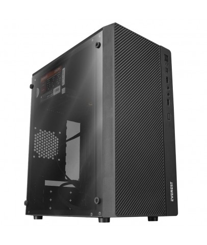 Everest WARP Peak 250W Akrilik Yan Panel M-ATX Mini-T Gaming Oyuncu Kasası