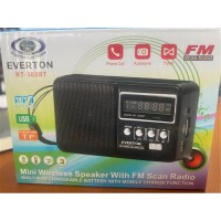 Everton Rt-303Bt Fm-Usb-Tf  Şarjlı Dijital Göstergeli Radyo