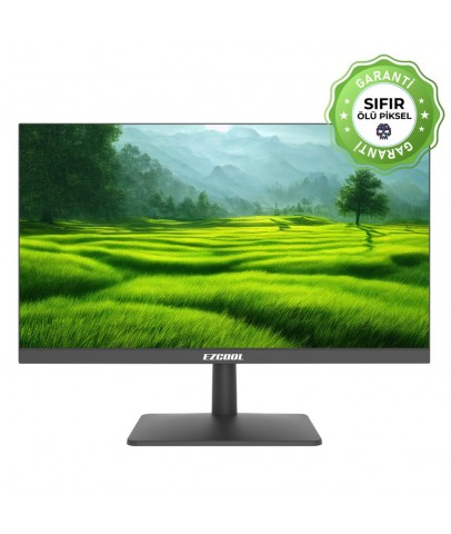 Ezcool 23.8" Corp EZC24 FHD 5MS 100Hz VGA HDMI VA Monitör (Sıfır Ölü Piksel Garantili)