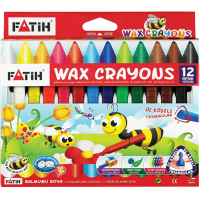 Fatih Mum Pastel Boya Wax Crayon Jumbo 12 Renk