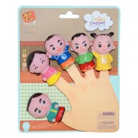 Finger Puppet İnsan Figürlü Parmak Kukla (Kauçuk)