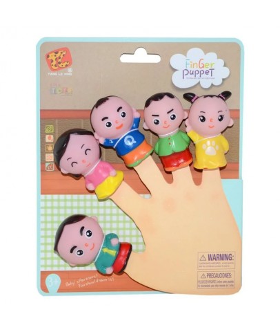 Finger Puppet İnsan Figürlü Parmak Kukla (Kauçuk)