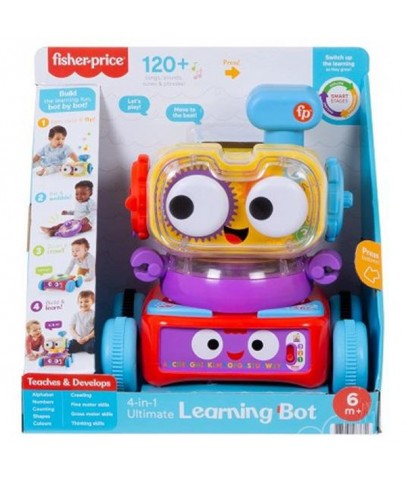 Fisher Price 4 Ü 1 Arada Eğlenceli Robot (Tr-En)