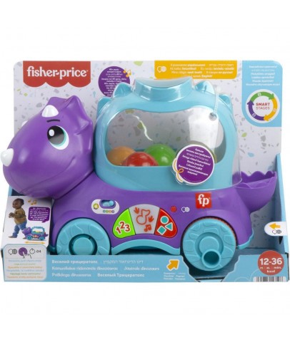 Fisher Price Sesli ve Işıklı Eğlenceli Dinozor HNR55